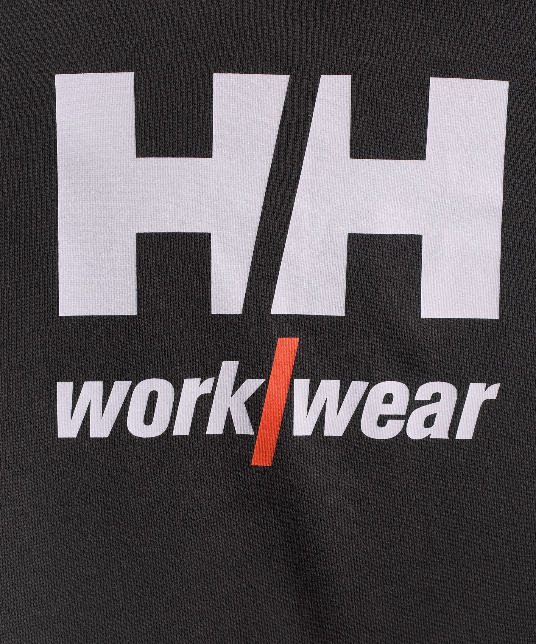 T-shirt à manches courtes en coton avec logo sur la poitrine pour femmes, Helly Hansen Workwear