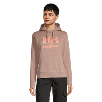 Chandail en molleton à capuche avec logo sur la poitrine pour femmes, Helly Hansen Workwear Front_Flat