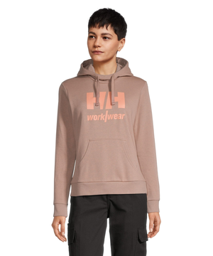 Chandail en molleton à capuche avec logo sur la poitrine pour femmes, Helly Hansen Workwear