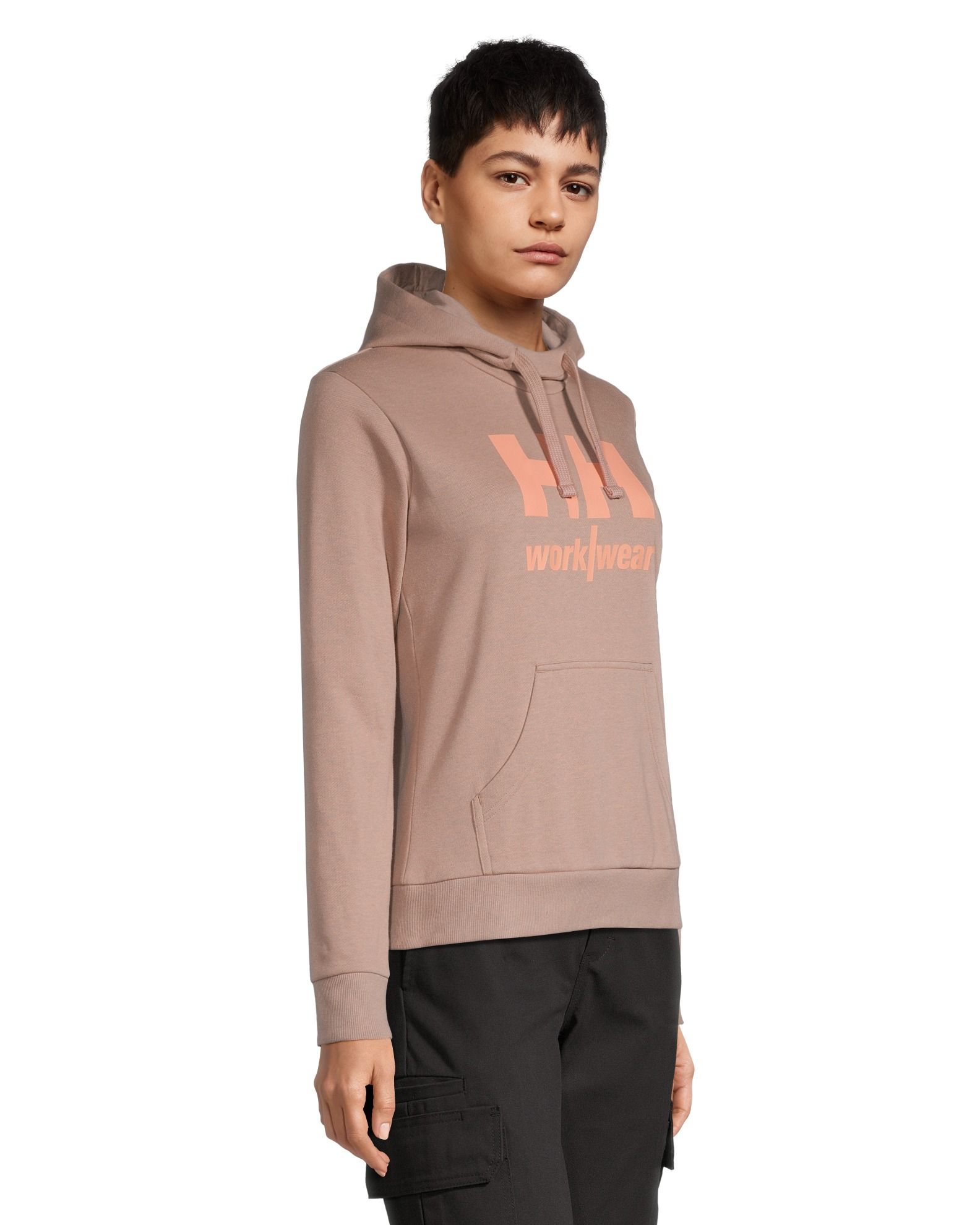 Chandail en molleton à capuche avec logo sur la poitrine pour femmes, Helly Hansen Workwear