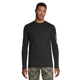 Helly Hansen Workwear Men's Sleeve Logo Cotton Long Sleeve T Shirt Front_Flat