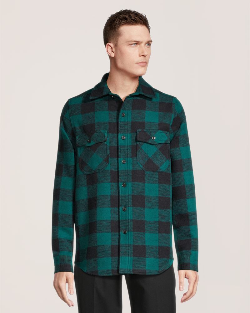Chemise en flanelle non doublée pour hommes, série WorkPro, Dakota,