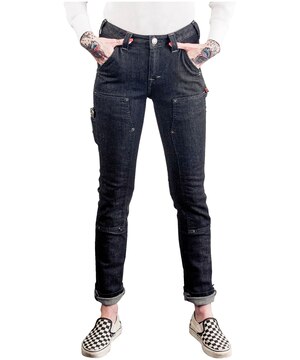 Pantalon de travail à coupe étroite et à taille mi-basse pour femmes, Dovetail Workwear, Maven