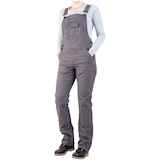 Dovetail Women's Freshley Canvas Work Overalls Front_Angled_Left