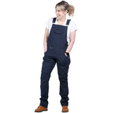 Salopette de travail à panneau de siège rabattable pour femmes, Dovetail Workwear, Freshley Front_Flat