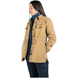 Veste de travail coupe girlfriend surdimensionnée pour femmes, Dovetail Workwear, Oahe Front_Three_Fourths_Angled_Left