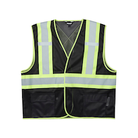 Aggressor Class 1 Hi-Vis Safety Vest Front_Flat