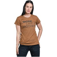 Dovetail Workwear Women's Mother Graphic Crewneck Work T Shirt Front_Flat