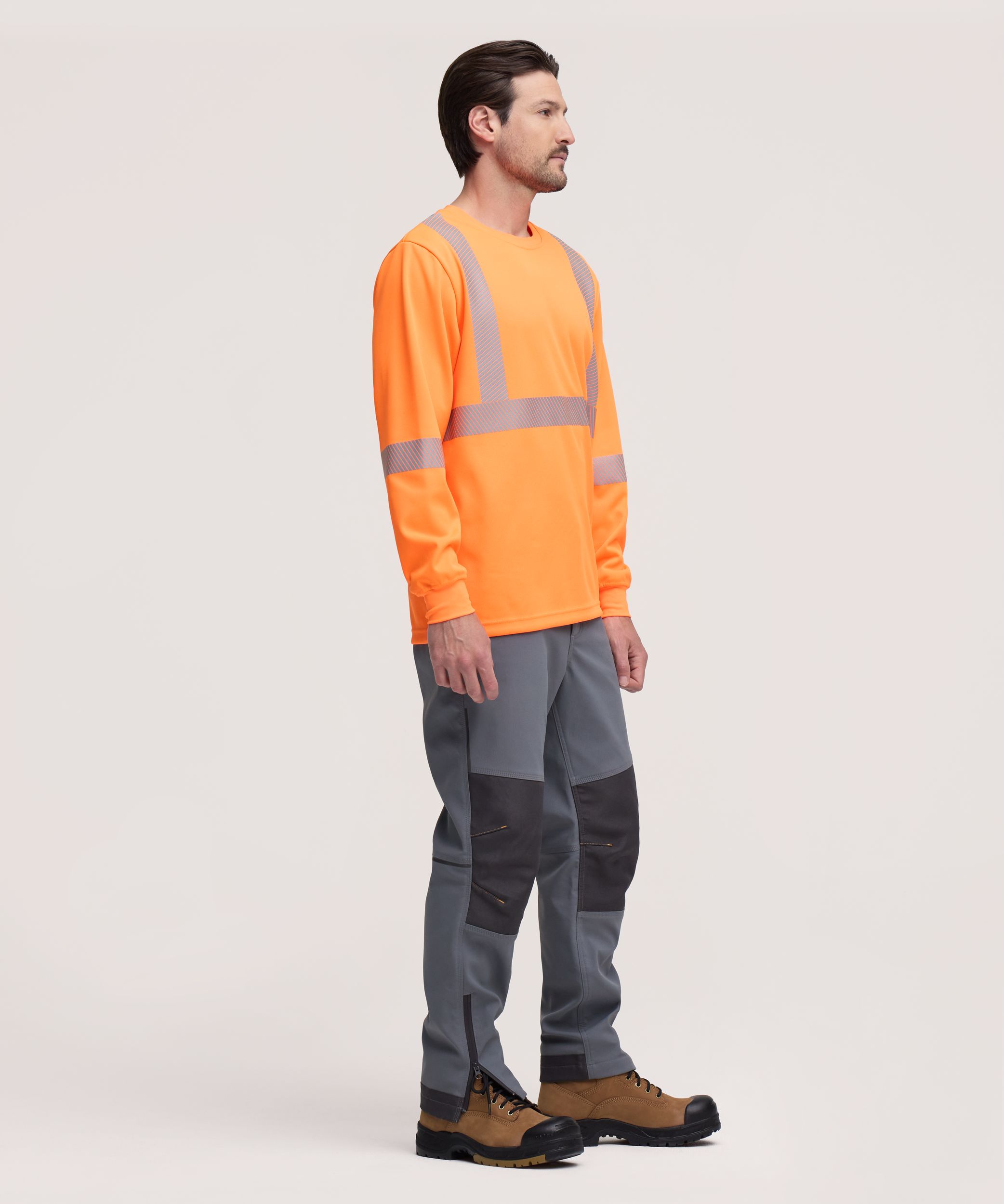 Dakota WorkPro Series Men's Hi-Vis Tick and Mosquito Repellant Long Sleeve Work T Shirt