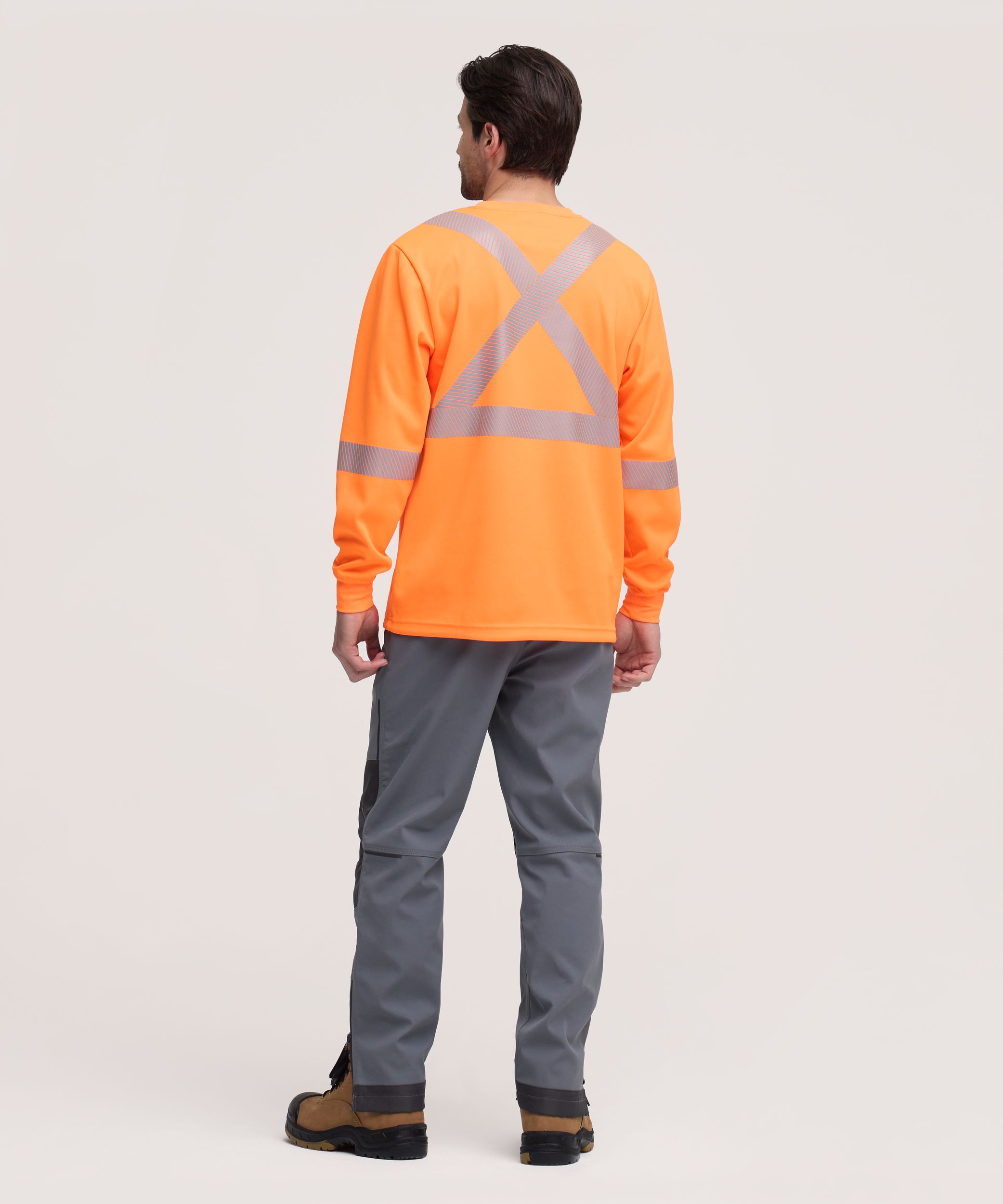 Dakota WorkPro Series Men's Hi-Vis Tick and Mosquito Repellant Long Sleeve Work T Shirt