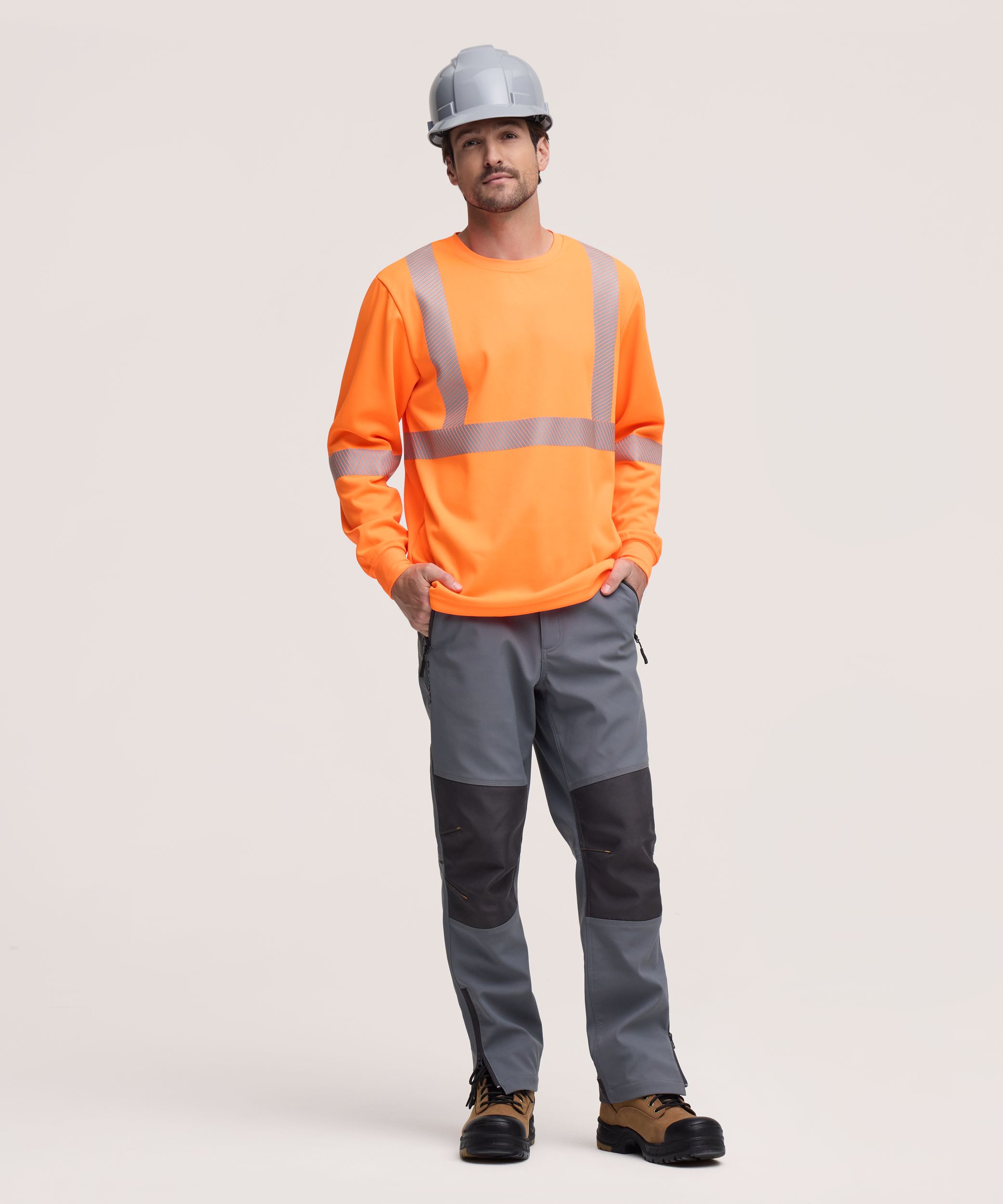 Dakota WorkPro Series Men's Hi-Vis Tick and Mosquito Repellant Long Sleeve Work T Shirt
