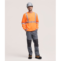 T-shirt de travail haute visibilité à manches longues avec FRESHTECHMD et insectifuge pour hommes, série WorkPro, Dakota