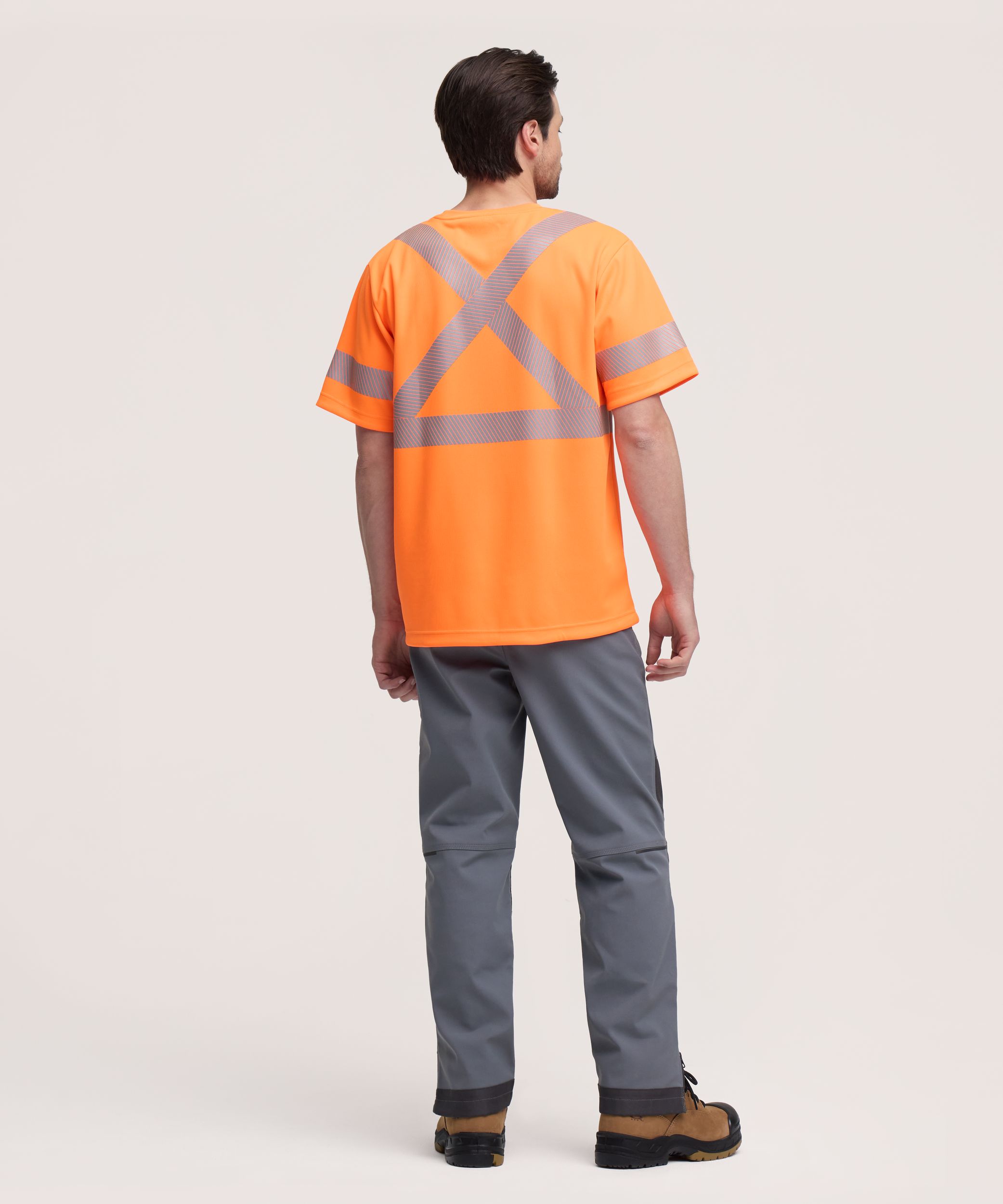 Dakota WorkPro Series Men's Hi-Vis Tick and Mosquito Repellant Short Sleeve Work T Shirt