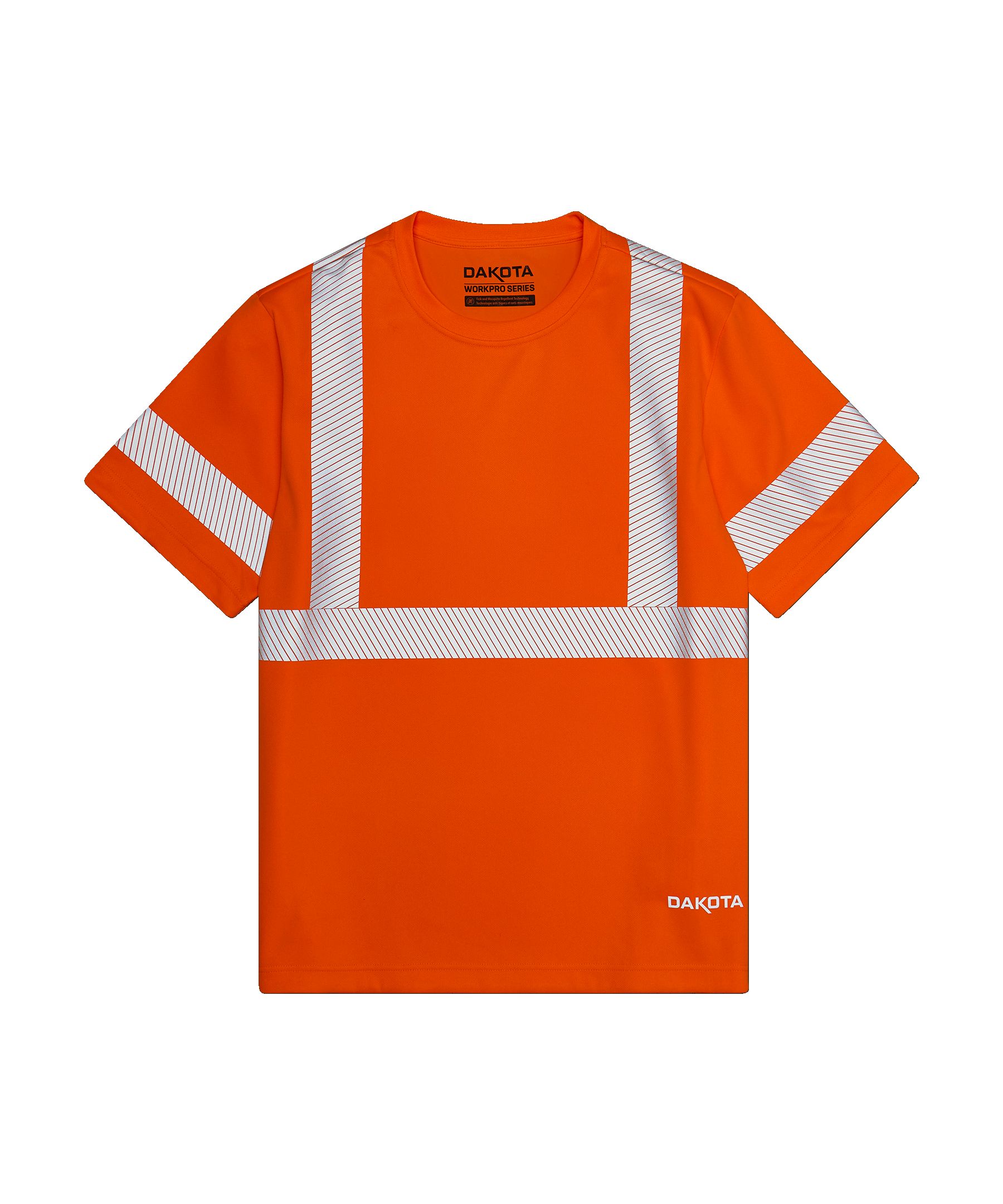 Dakota WorkPro Series Men's Hi-Vis Tick and Mosquito Repellant Short Sleeve Work T Shirt
