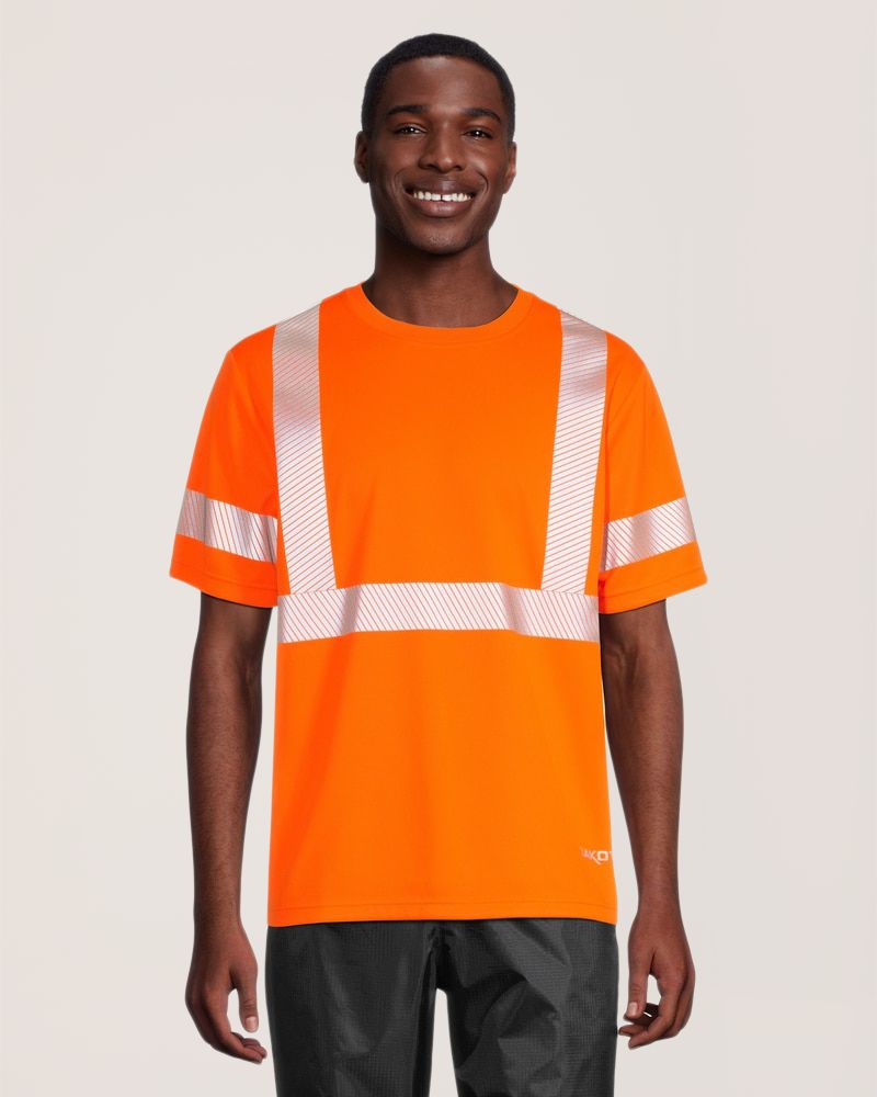 Dakota WorkPro Series Men's Hi-Vis Tick and Mosquito Repellant Short Sleeve Work T Shirt
