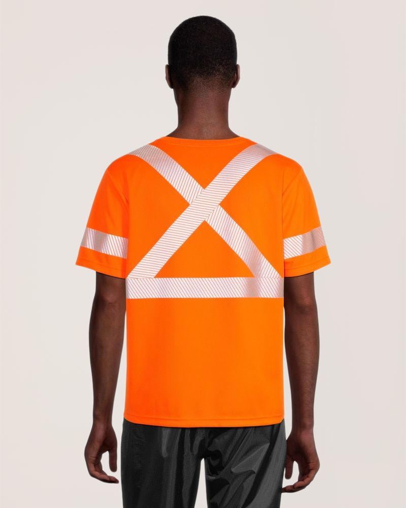 Dakota WorkPro Series Men's Hi-Vis Tick and Mosquito Repellant Short Sleeve Work T Shirt