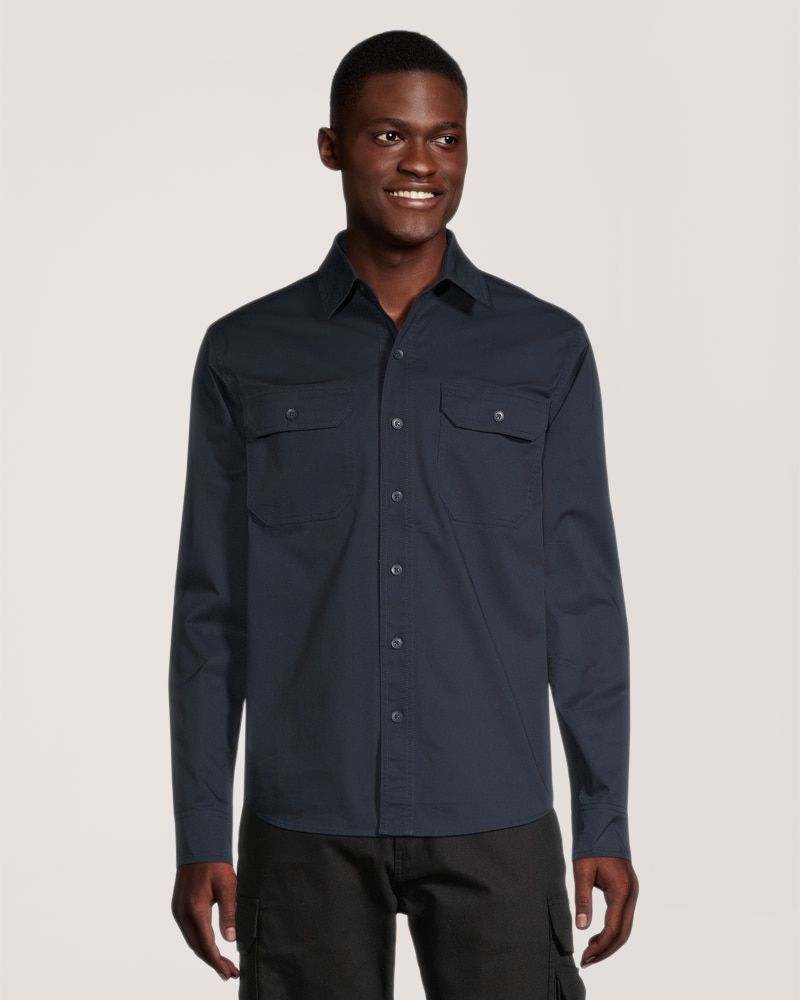 Dakota WorkPro Series Men's Stretch Cotton Long Sleeve Shirt