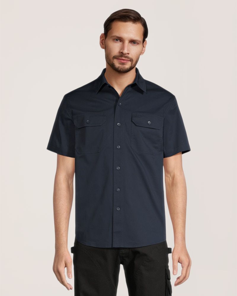 Dakota WorkPro Series Men's Stretch Cotton Short Sleeve Shirt