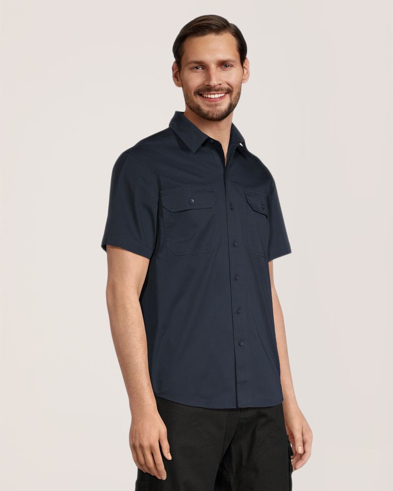 Dakota WorkPro Series Men's Stretch Cotton Short Sleeve Shirt