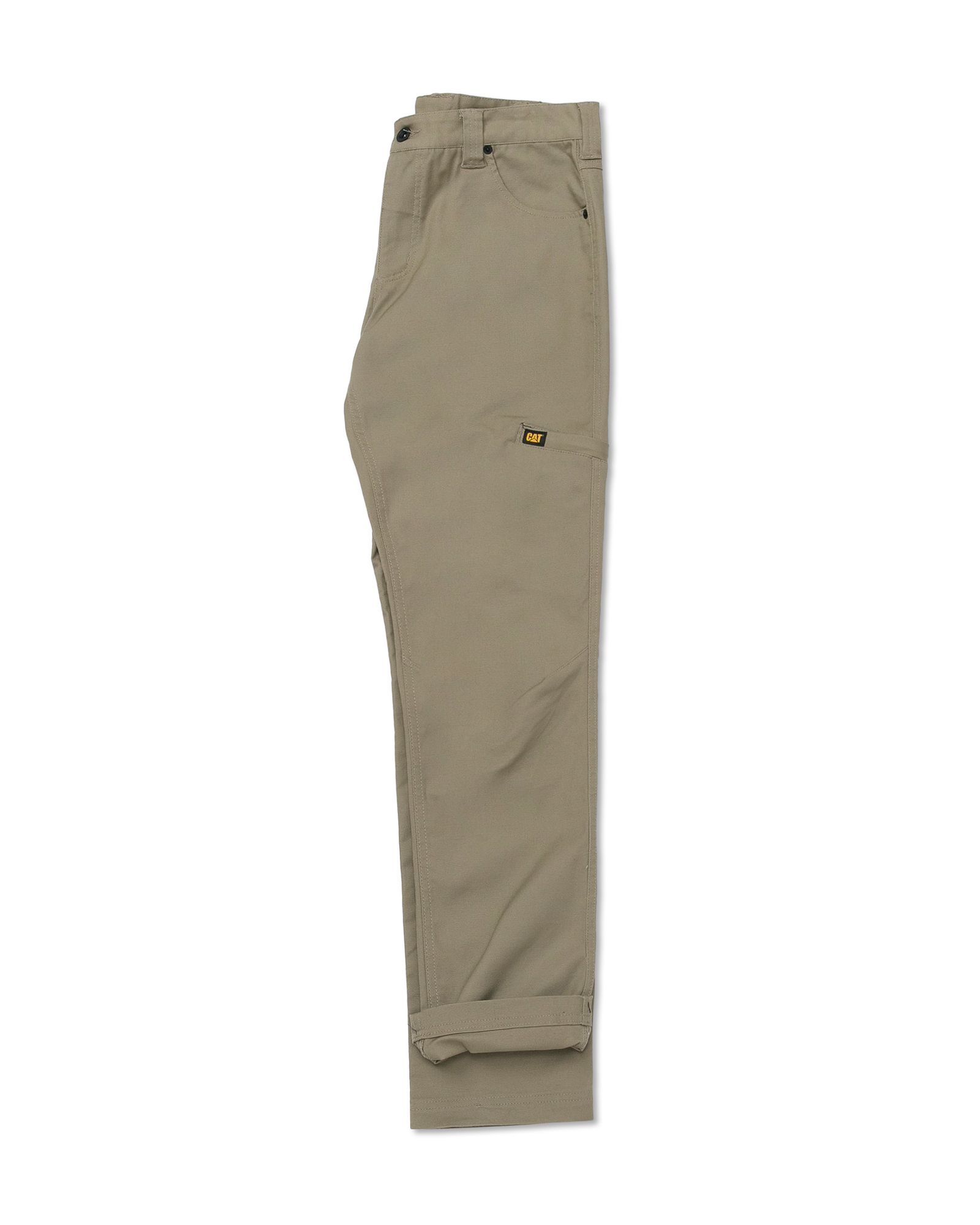 Pantalon de travail extensible tout usage de coupe étroite et à taille haute en toile pour femmes, CAT