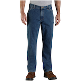 Carhartt Men's Utility Loose Fit Straight Leg Jeans Front_Flat