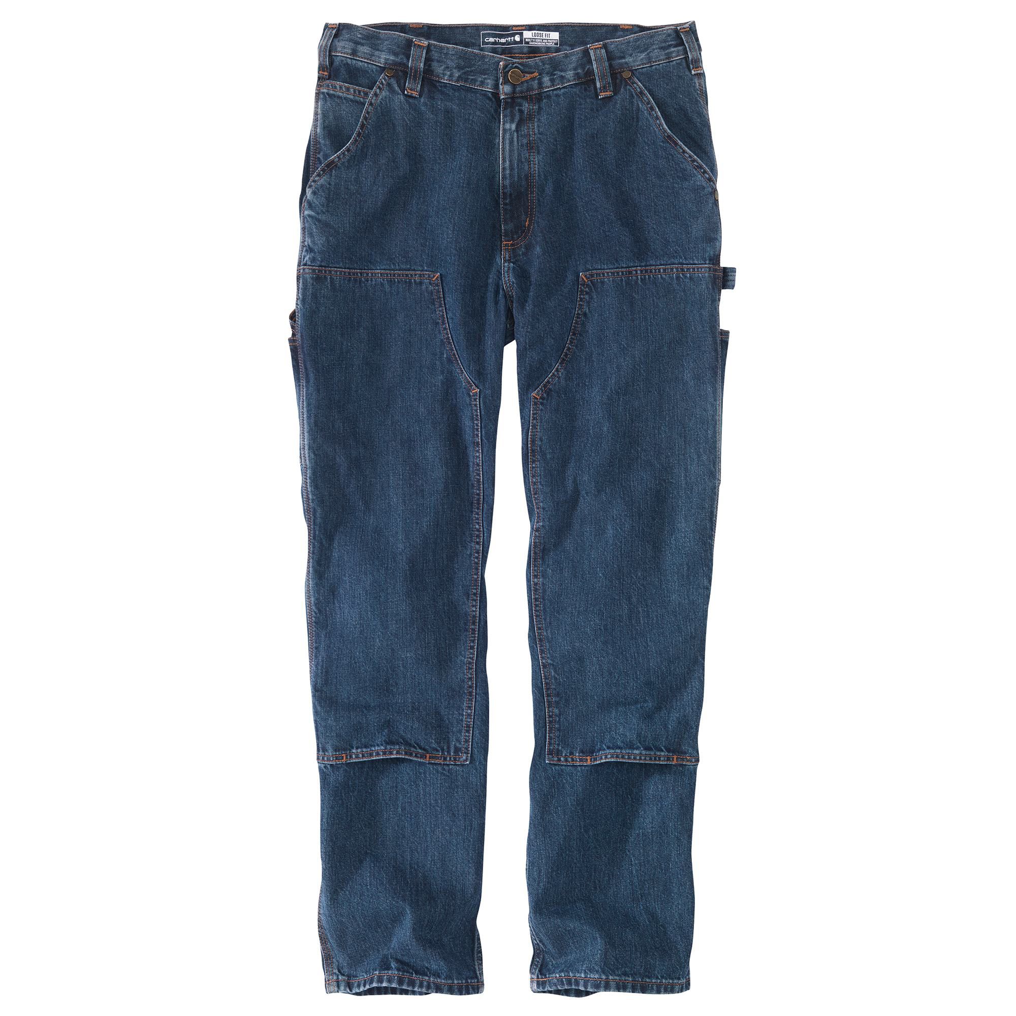 中古 Carhartt DOUBLE FRONT LOGGER PANT Carhartt Men's Utility Loose Fit Double Front Logger Jeans