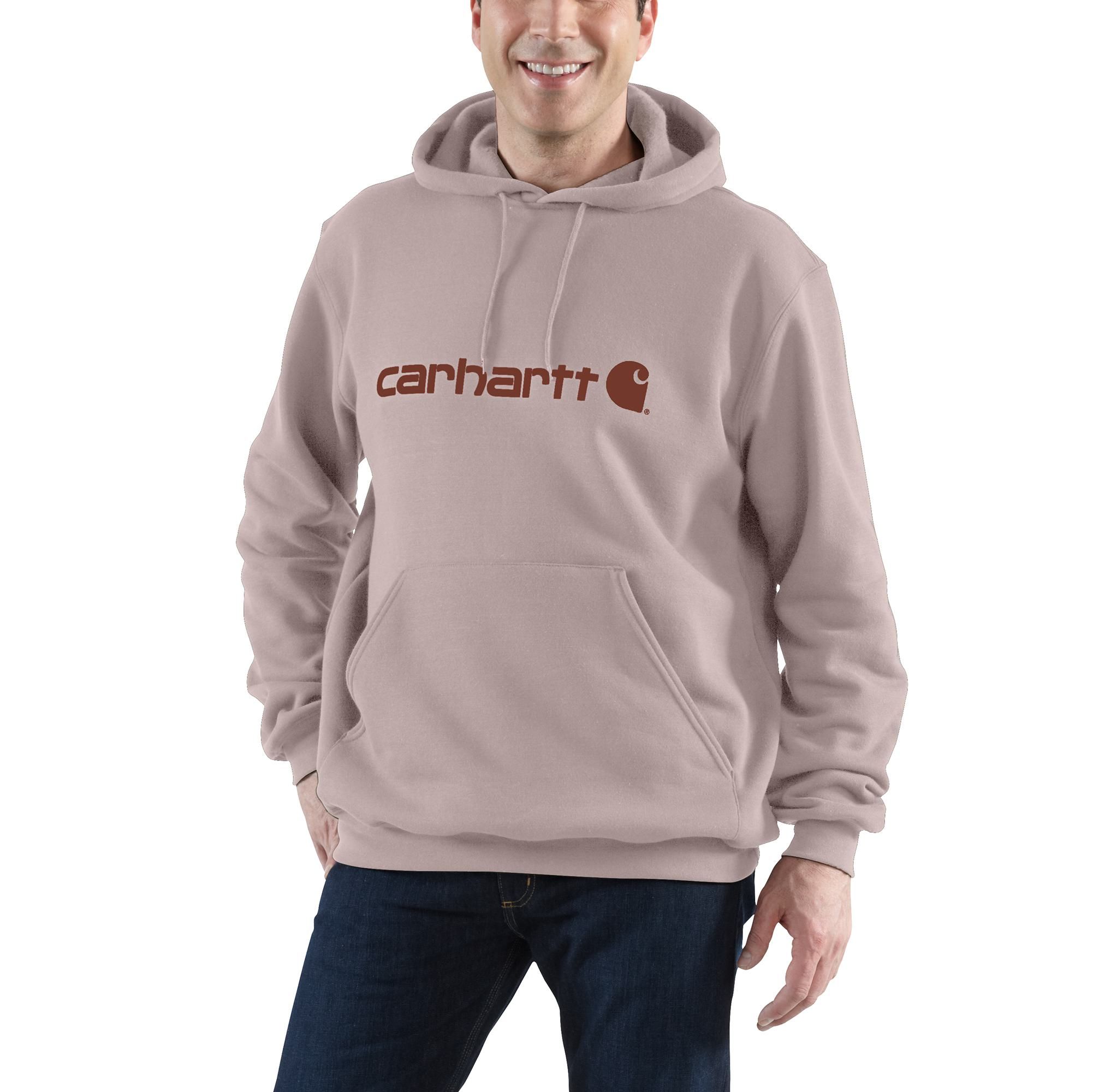 Carhartt Men's Midweight Chest Logo Hoodie Sweatshirt
