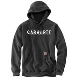 Carhartt Men's Rain Defender Loose Fit Midweight Chest Logo Graphic Sweatshirt Front_Flat