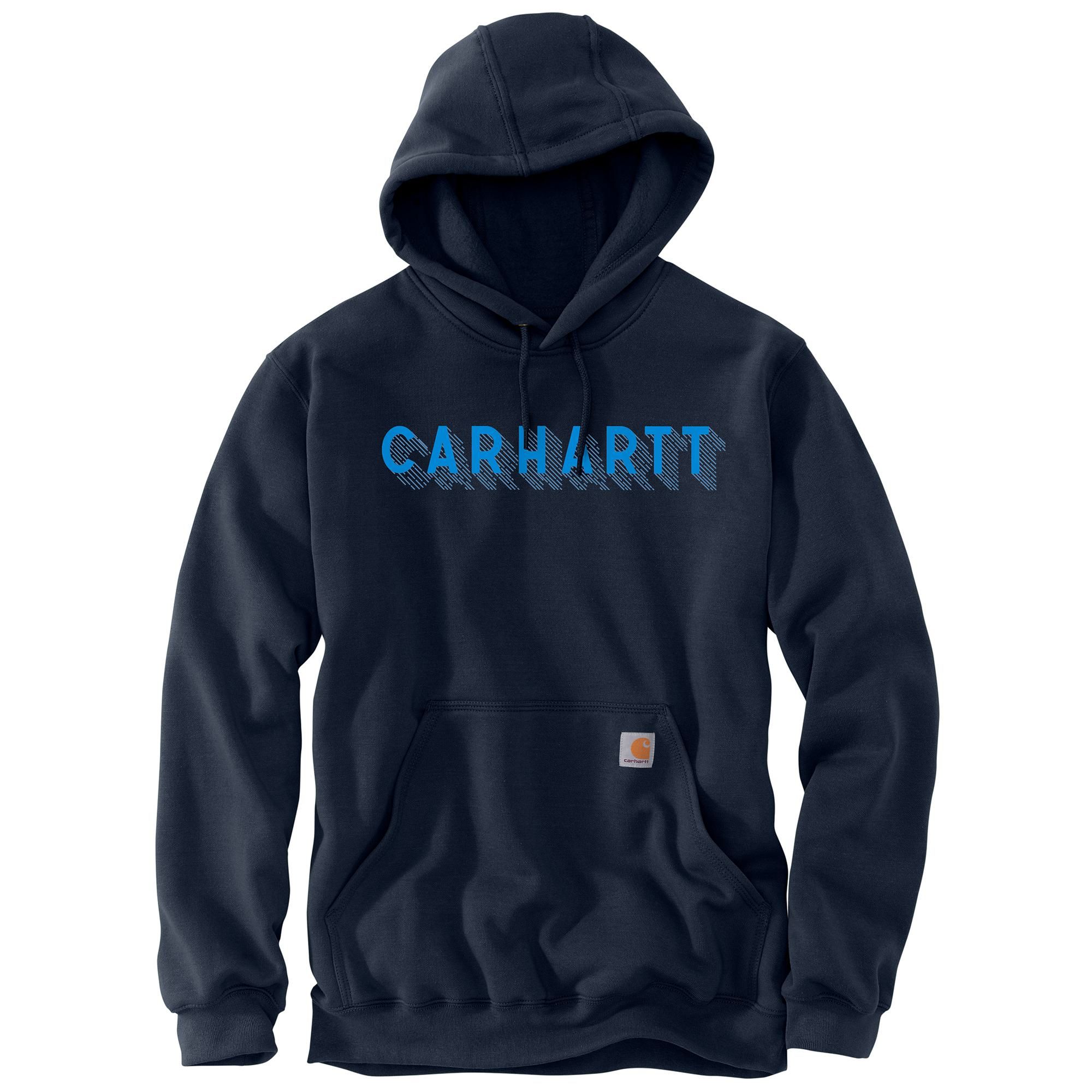 Carhartt Men's Rain Defender Loose Fit Midweight Chest Logo Graphic Sweatshirt