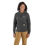 Carhartt Women's Rain Defender Relaxed Fit Graphic Hoodie Front_Flat