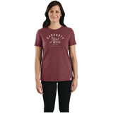 T-shirt graphique à coupe ample «Hard at Work» pour femmes, Carhartt Front_Flat