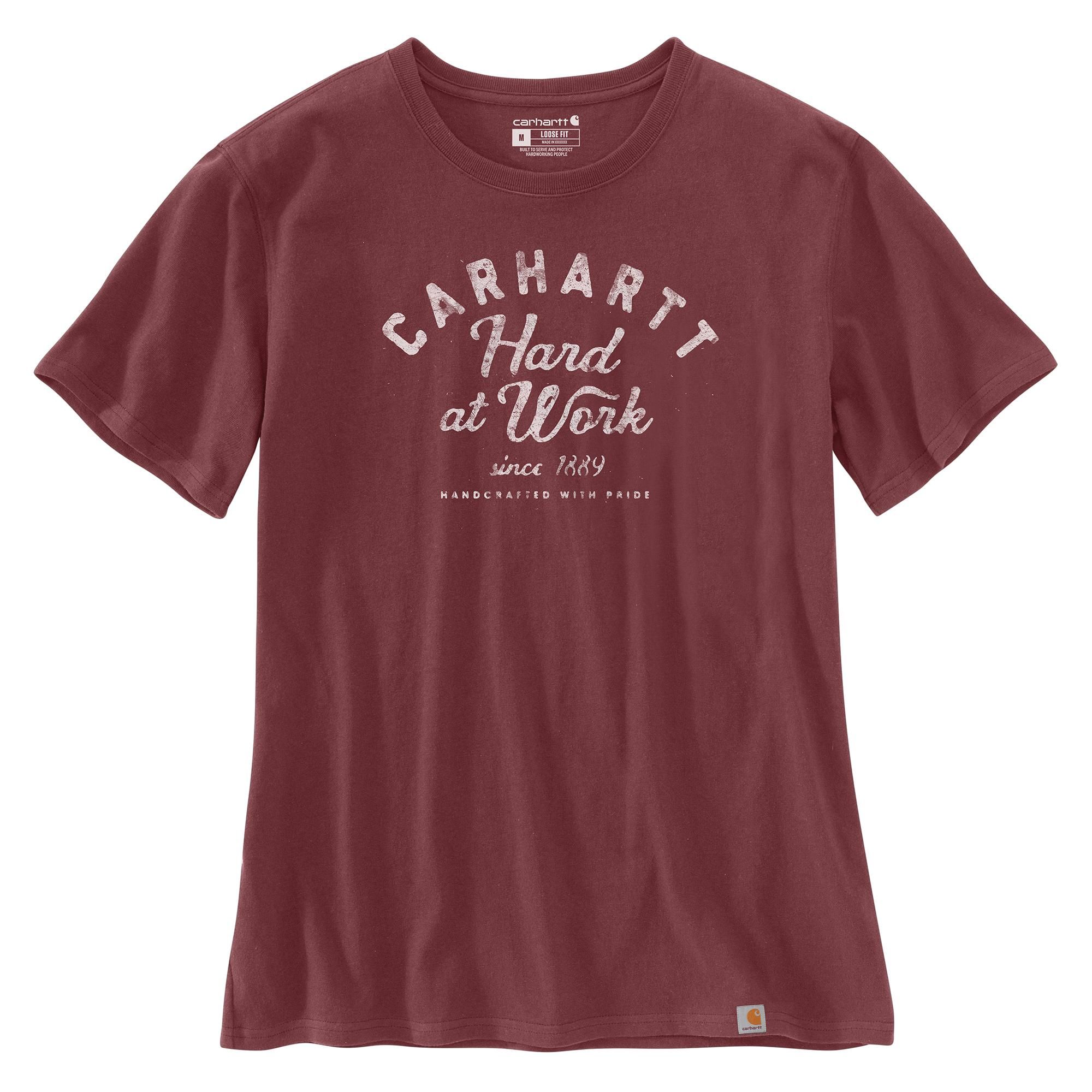 Carhartt Women's Hard at Work Loose Fit Graphic T Shirt