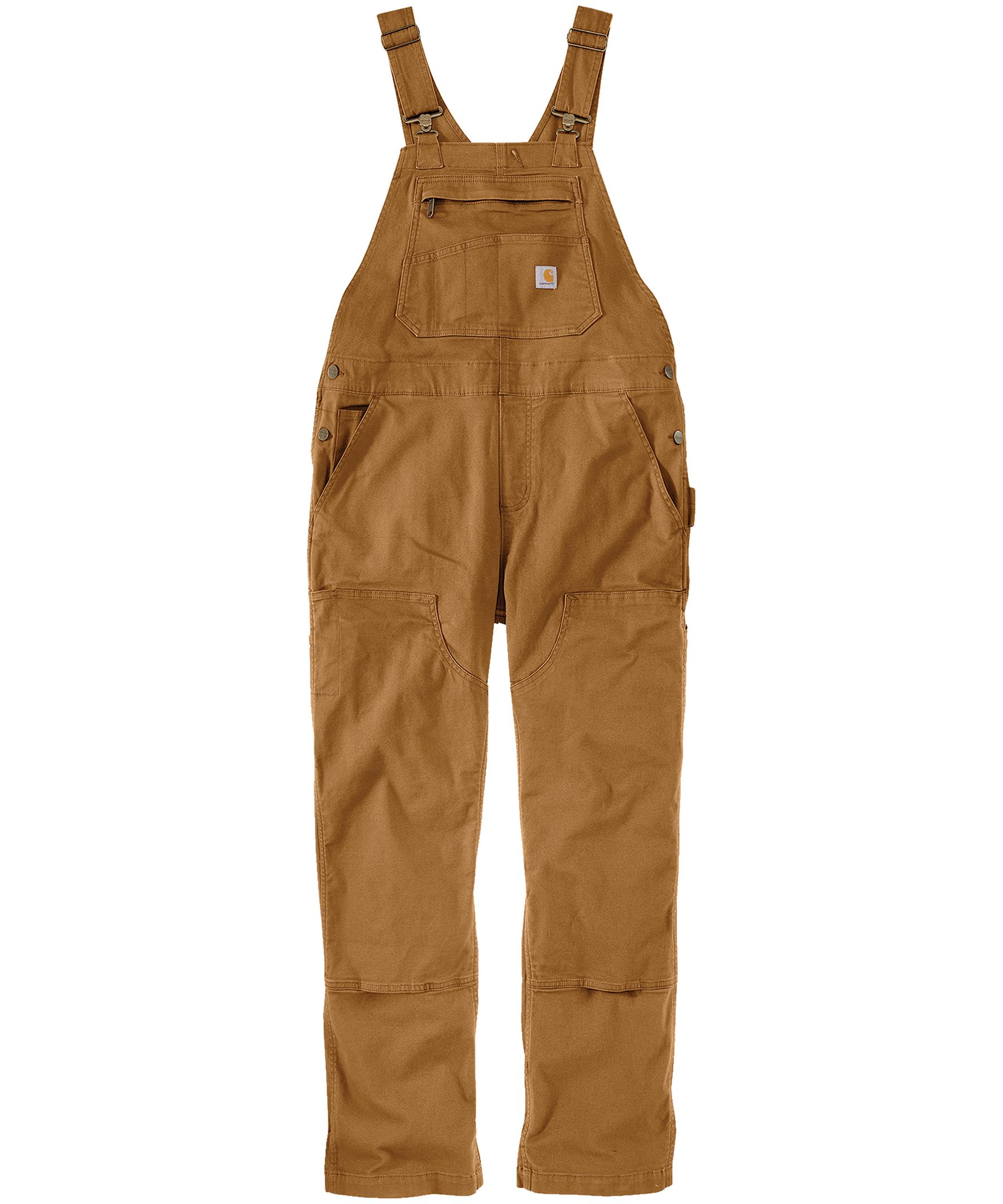 Carhartt Women's Rugged Flex Loose Fit Double Front Canvas Bib Overalls