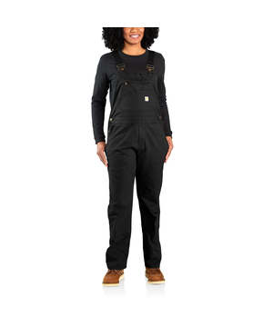 Carhartt Women's Rugged Flex Loose Fit Double Front Canvas Bib Overalls