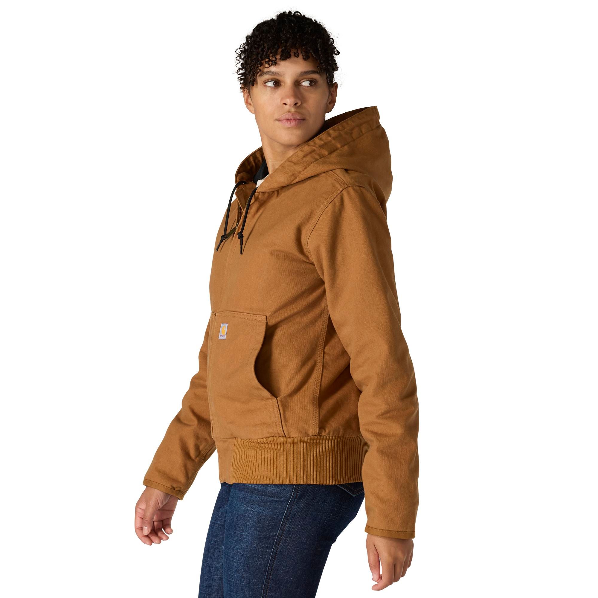 Carhartt Women's Washed Duck Loose Fit Insulated Active Jacket with Hood