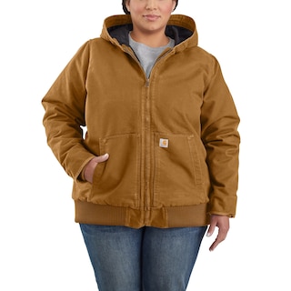 Carhartt Washed Duck Veste active isolée avec capot pour femme