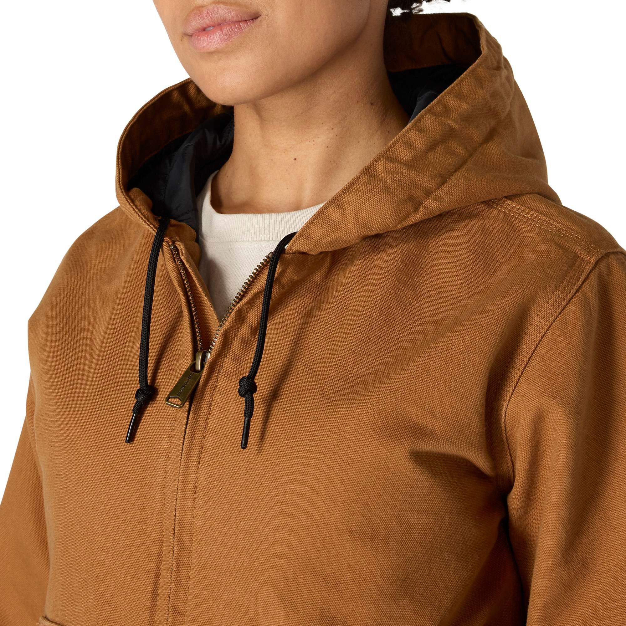 Carhartt Women's Washed Duck Loose Fit Insulated Active Jacket with Hood
