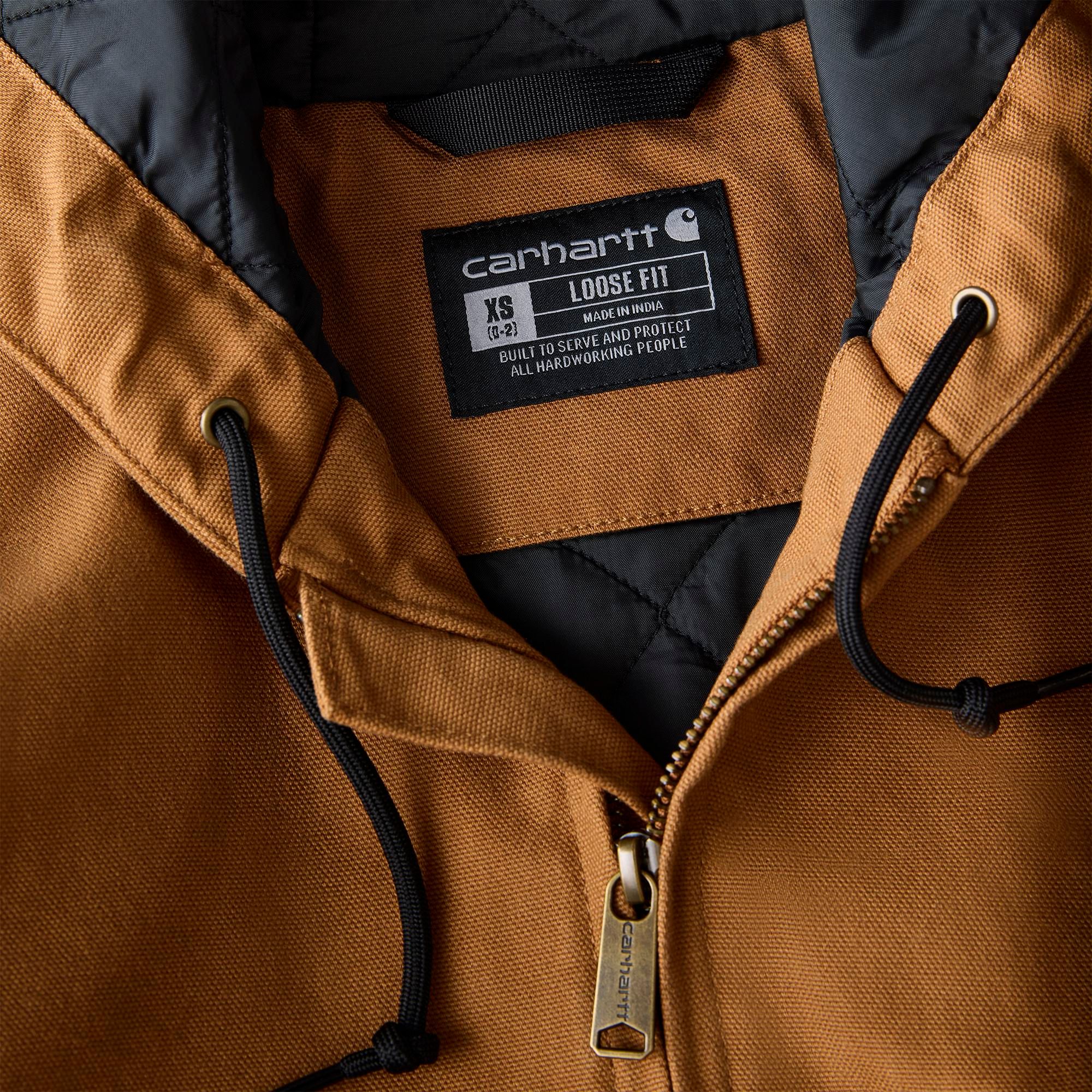 Carhartt Women's Washed Duck Loose Fit Insulated Active Jacket with Hood