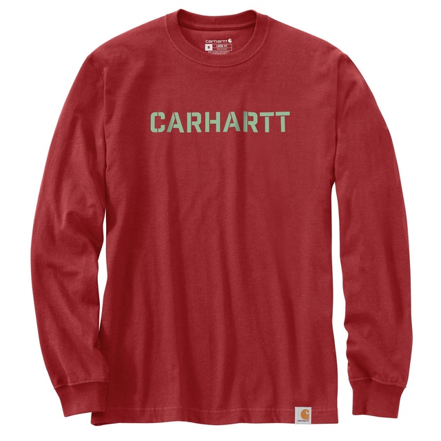 Carhartt Men's Relaxed Fit Heavyweight Long Sleeve Graphic T Shirt