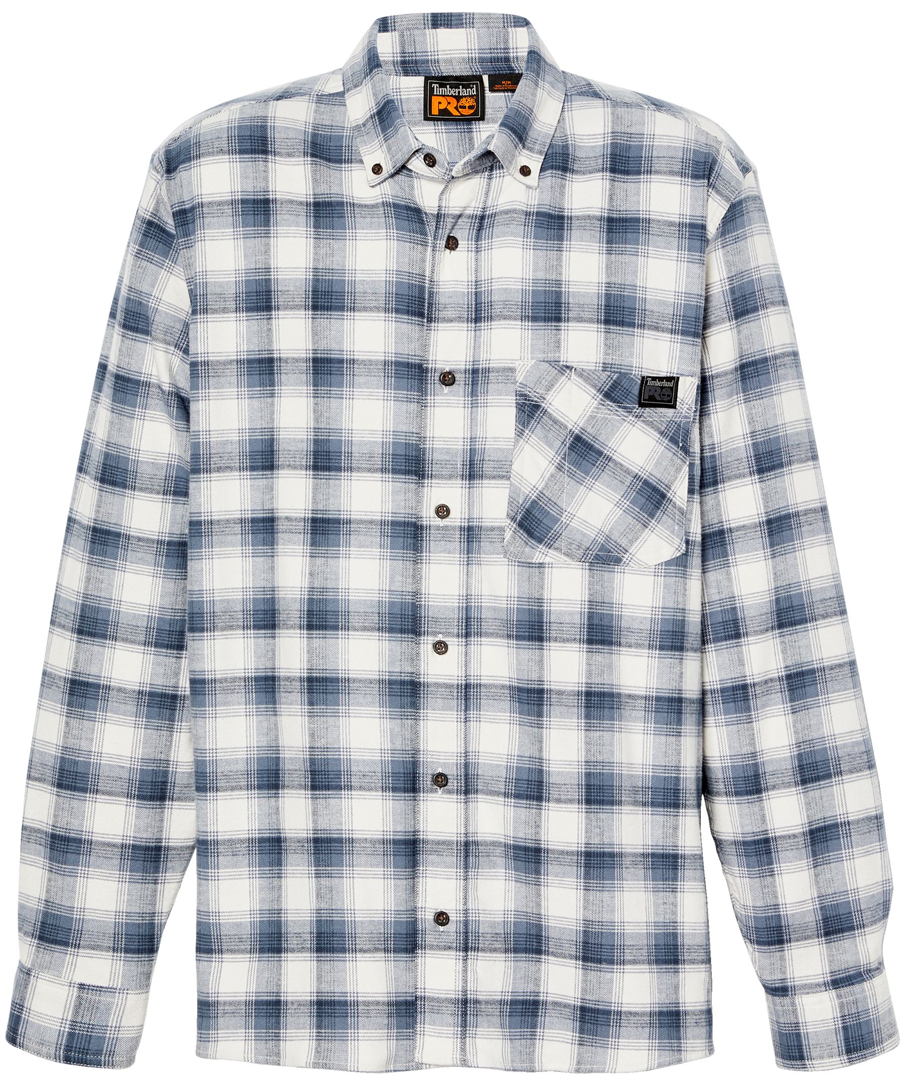 Chemise en flanelle légère à coupe originale et à manches longues pour hommes, Woodfort, Timberland Pro