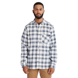 Timberland Pro Men's Woodfort Lightweight Long Sleeve Original Fit Flannel Shirt Front_Flat
