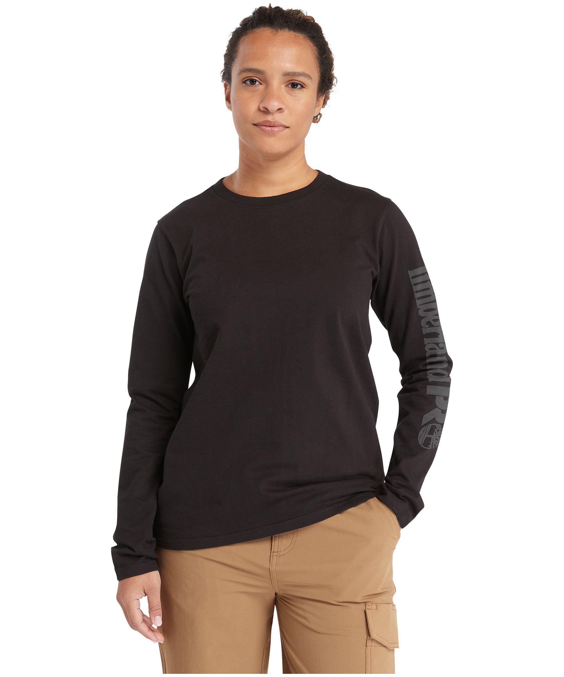 Timberland PRO Women's Sleeve Logo Long Sleeve T Shirt
