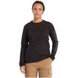 Timberland PRO Women's Sleeve Logo Long Sleeve T Shirt Front_Flat