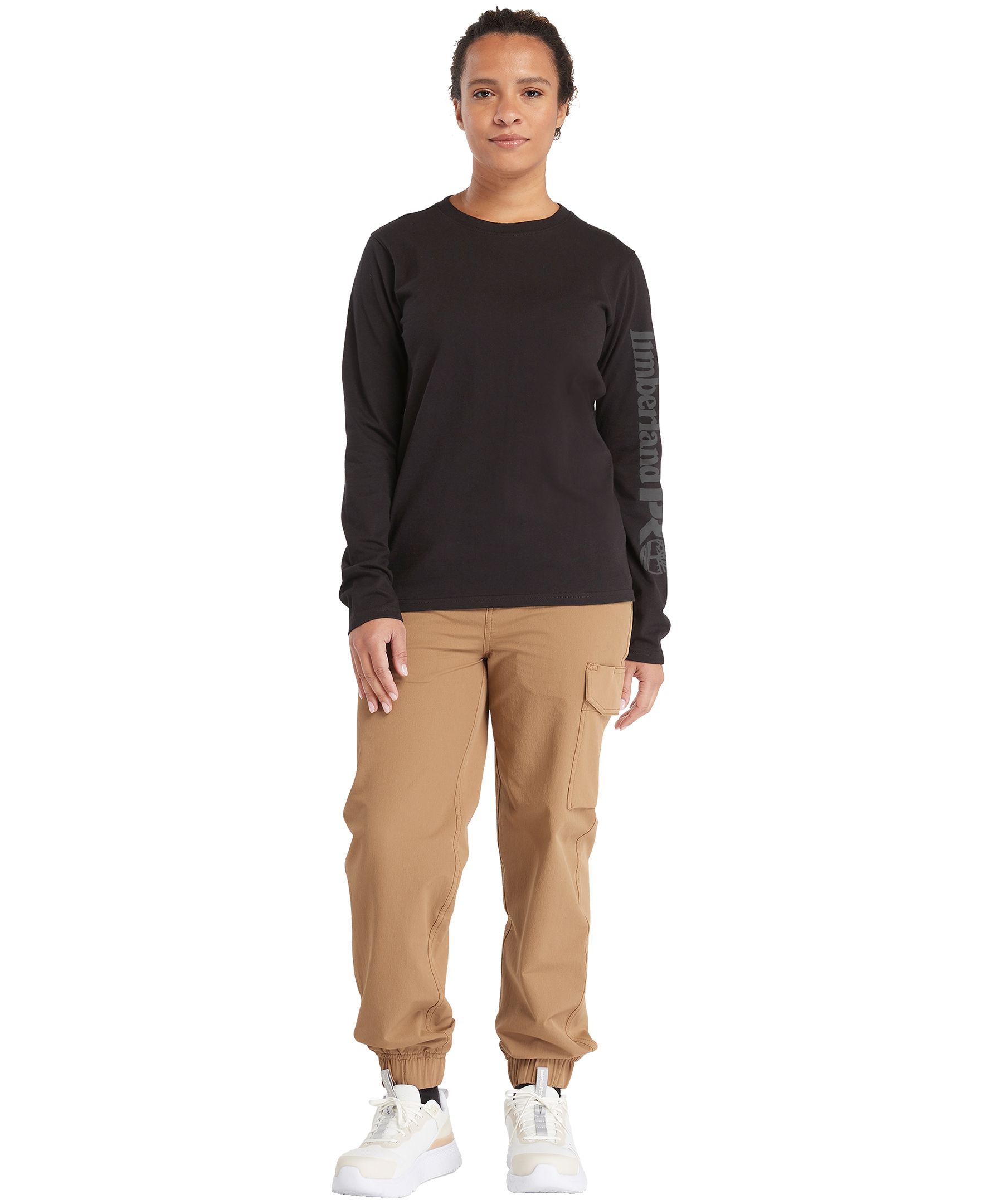 Timberland PRO Women's Sleeve Logo Long Sleeve T Shirt