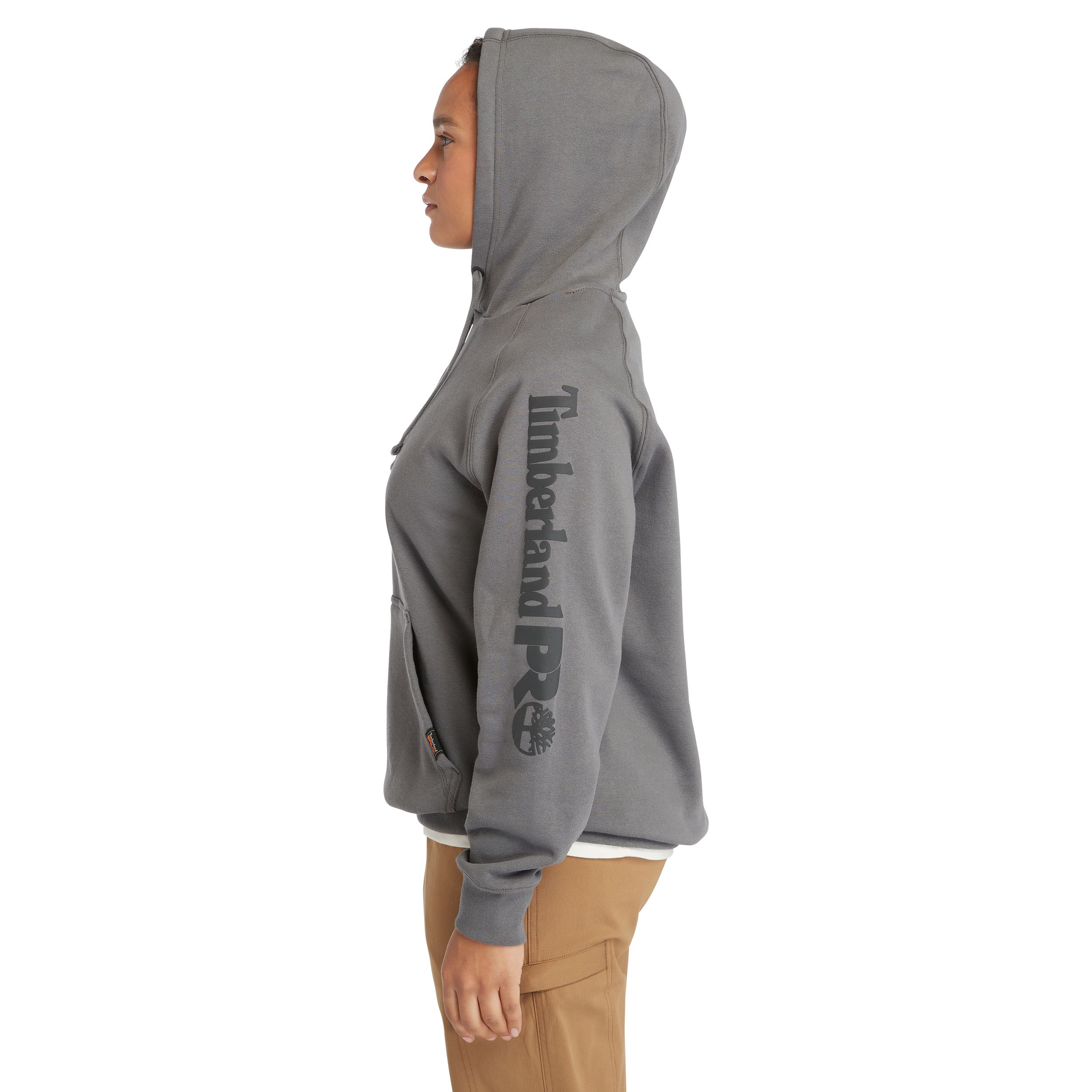 Chandail à capuche à coupe originale et à manches raglan avec logo sur la manche pour femmes, Honcho Sport, Timberland Pro