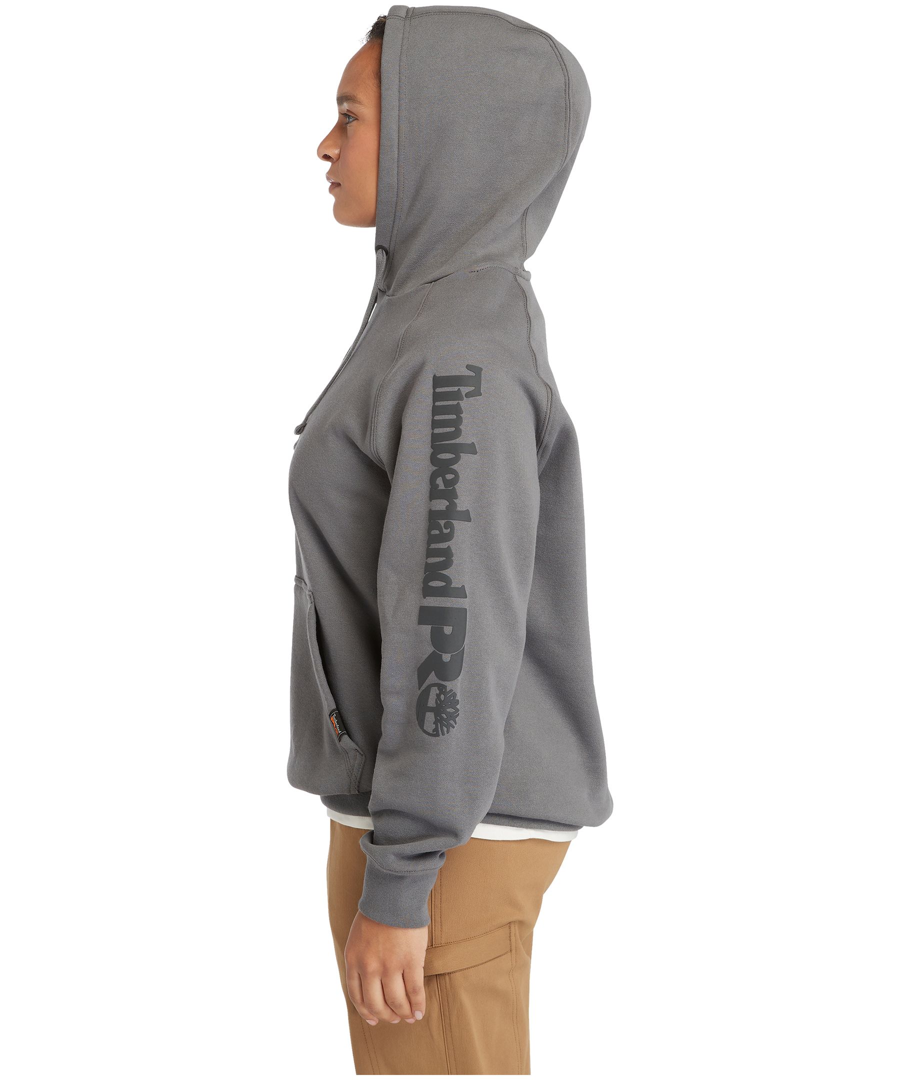 Chandail à capuche à coupe originale et à manches raglan avec logo sur la manche pour femmes, Honcho Sport, Timberland Pro