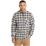 Timberland Pro Men's Woodfort Lightweight Long Sleeve Original Fit Flannel Shirt Front_Flat