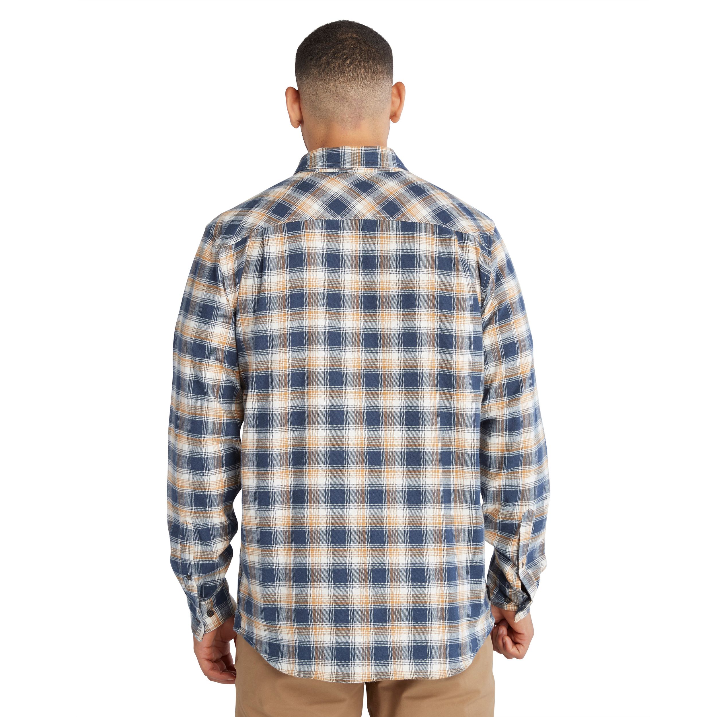 Timberland Pro Men's Woodfort Lightweight Long Sleeve Original Fit Flannel Shirt