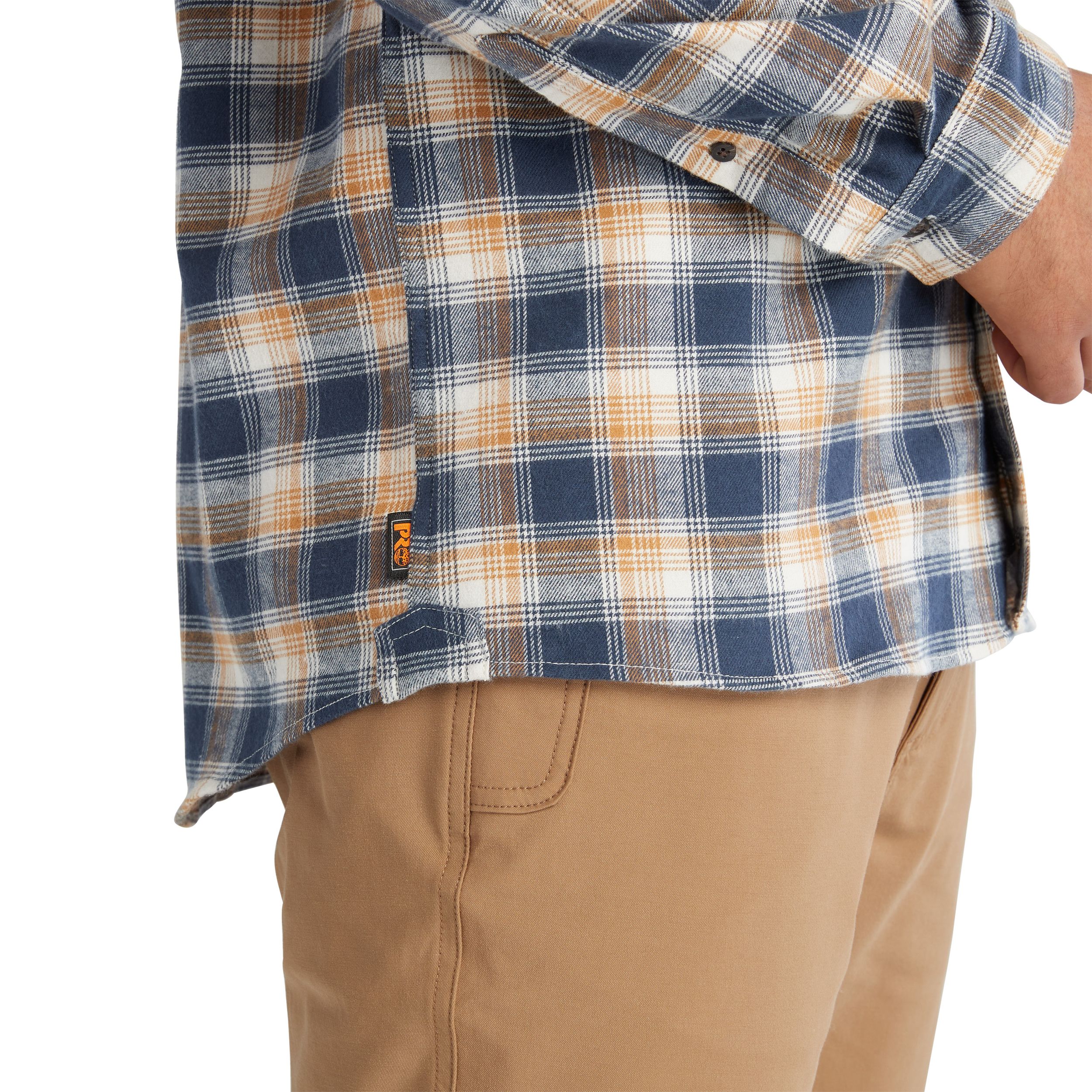 Timberland Pro Men's Woodfort Lightweight Long Sleeve Original Fit Flannel Shirt