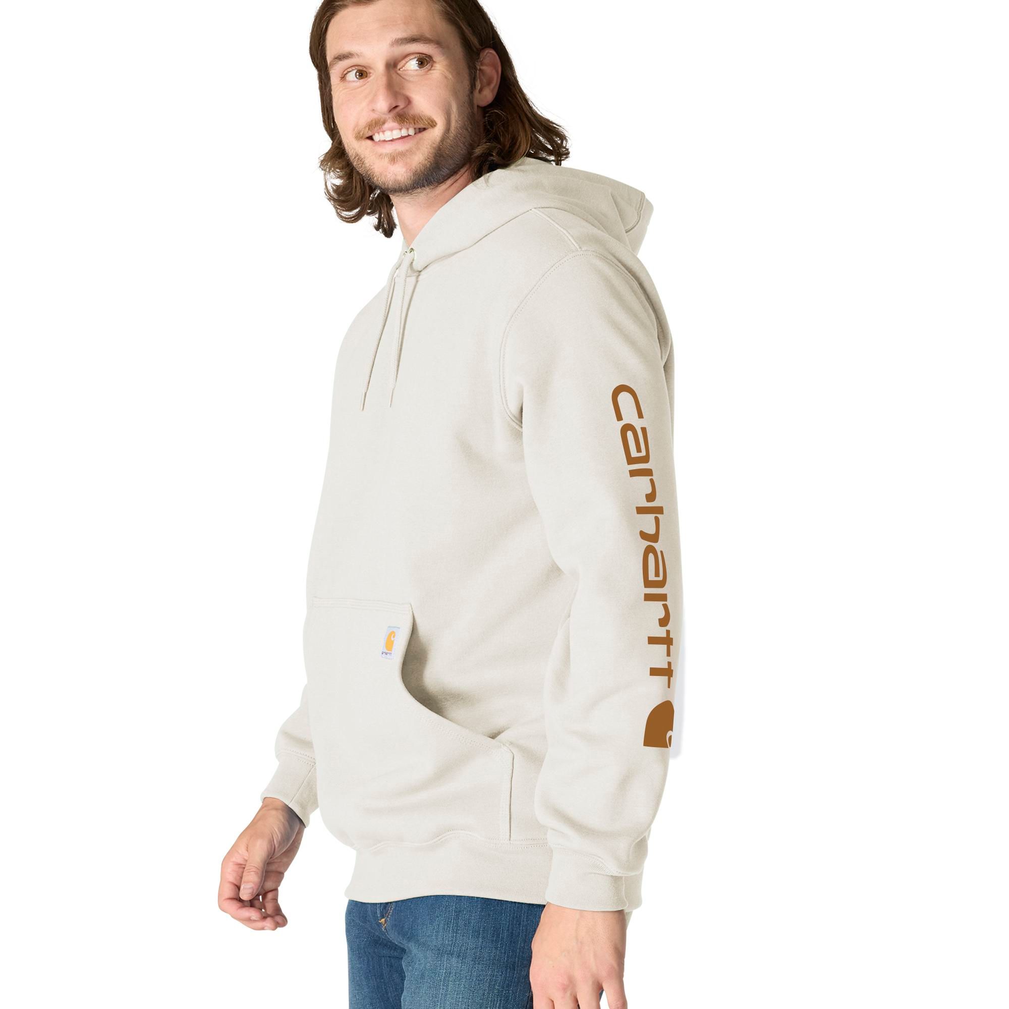 Carhartt Men's Logo Sleeve Pullover Hoodie